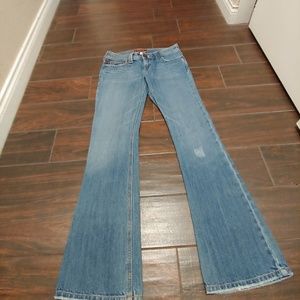 HOLLISTER lightly Distressed Denim Jeans, Size 3
